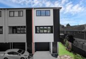 147m2 Affordable freehold 3 beds 3.5 baths home with garage, 3 ensuites, ground floor 1 ensuite with separate street access and private courtyard, NO Body Corporate fees, No Residence Association Fees, close to schools, supermarkets, cafes, and eateries, with easy motorway access, 9/701 Hillsborough Road, Mt Roskill, Auckland
