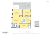 3 beds 2 baths house with 2 car parks on 371m2 section, features include a heat pump, a loft, and plenty of off-street parking, near Cornwall Park, 0.6 km to Oranga School, 1.4 km to One Tree Hill College, 12 Moata Road, One Tree Hill, Auckland