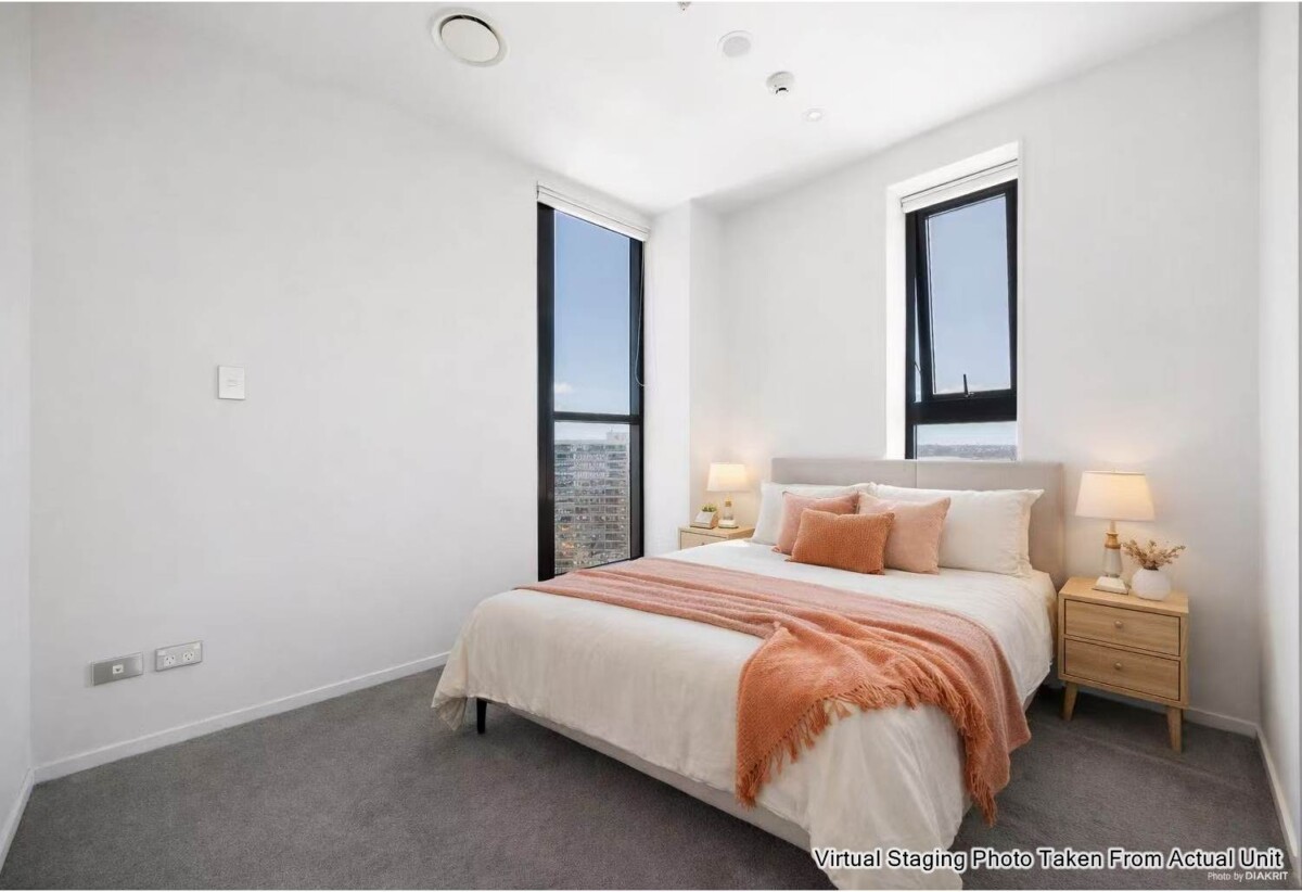 Double Grammar school zone, 62m2 freehold 2 beds + study (which can be used as a 3rd bedroom) 1 bath apartment, 1 km to Auckland Girls’ Grammar School, 1.8 km to Auckland Grammar, 2105/8 Airedale Street, City Centre, Auckland
