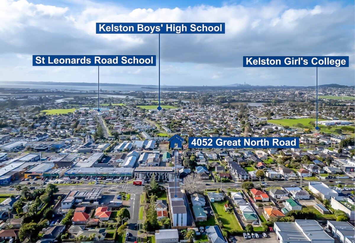 10-Year Master Builder Guarantee., $700Ks: 140m2 brandnew 3-Beds 2 baths + Garage & 65″ TV, move-in ready, just 600m to Kelston Mall (Woolworths, McDonald’s) with schools, gyms, and motorway access moments away, Lot 5/4052 Great North Road, Glen Eden, Auckland