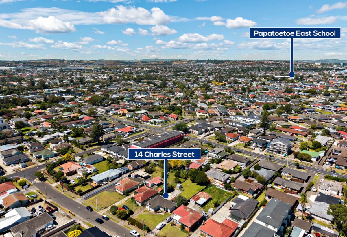 2 beds house on 966m2 section, with RC, subdivision, landscape design, vehicle tracking approved, close to schools, town centre, shops, supermarkets, motorway access, 14 Charles Street, Papatoetoe, Auckland