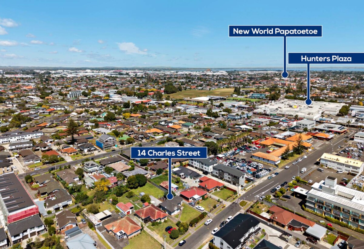 2 beds house on 966m2 section, with RC, subdivision, landscape design, vehicle tracking approved, close to schools, town centre, shops, supermarkets, motorway access, 14 Charles Street, Papatoetoe, Auckland