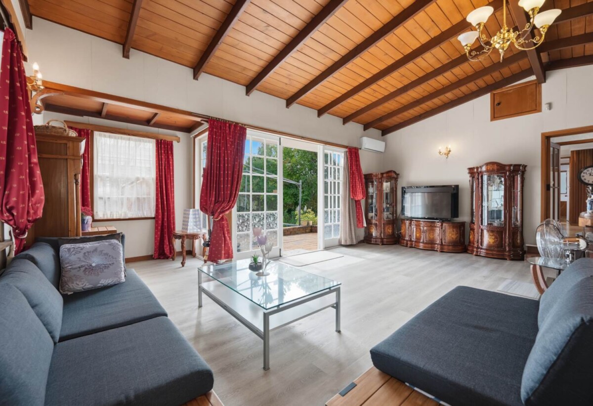 3,202 sqm of Local Centre Zone, 3 beds 2 baths house, A large covered deck overlooks your private park-like grounds, , A separate, generously sized studio with its own bathroom , zoned for Massey Primary School, Massey High School, 414 Don Buck Road, Massey, Auckland