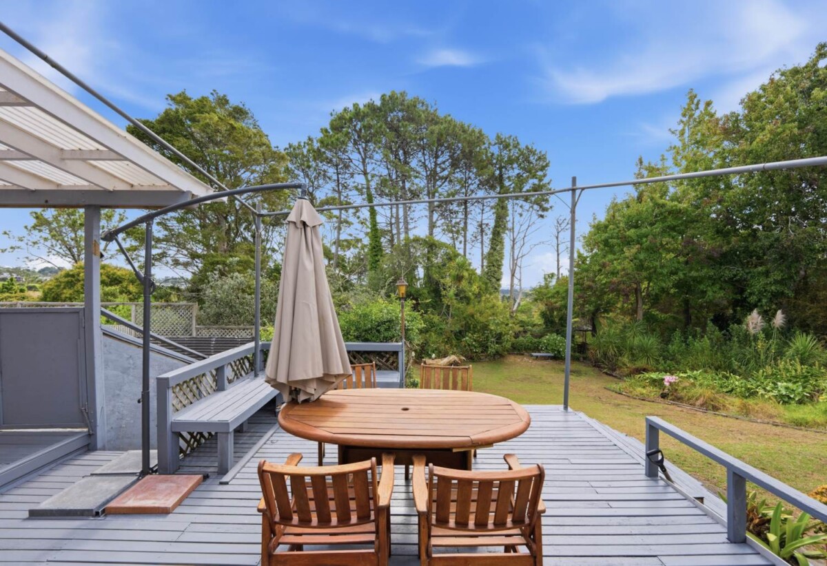 3,202 sqm of Local Centre Zone, 3 beds 2 baths house, A large covered deck overlooks your private park-like grounds, , A separate, generously sized studio with its own bathroom , zoned for Massey Primary School, Massey High School, 414 Don Buck Road, Massey, Auckland