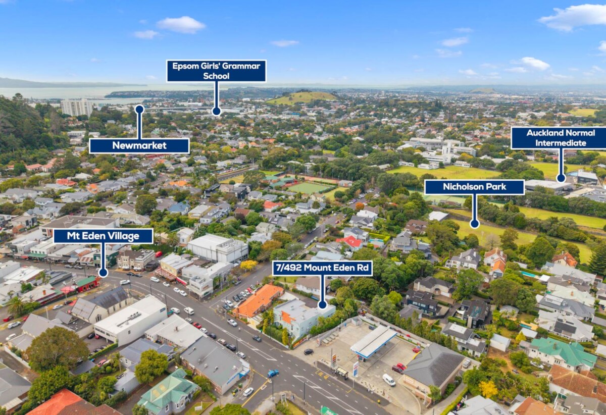 Trople Grammar school zone, 2 beds 1 bath home with car park, close to shops, schools, parks, motorway access, zoned for Auckland Normal Intermediate, Mt Eden Normal School, Epsom Girls’ Grammar School, Auckland Grammar, Mt Albert Grammar School, 7/492 Mt Eden Road, Mt Eden, Auckland