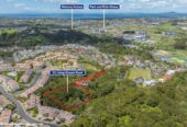 Albany school zone, 4000m2 Premium Albany Heights section, Existing concept for two substantial 6-bedroom residences, with indicative floor areas of approximately 400sqm for Lot 1 and 310sqm for Lot 2, 1.2 km to Albany Senior High School, 31 Living Stream Road, Albany Heights, Auckland