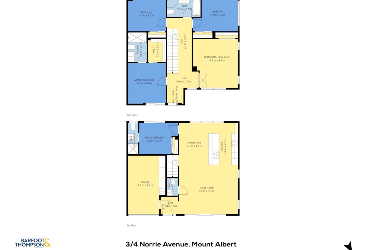 Mt Albert Grammar School zone, Brandnew 5 beds 3.5 baths home with garage, close to schools, shops, parks, motorway access, 3/4 Norrie Avenue, Mt Albert, Auckland