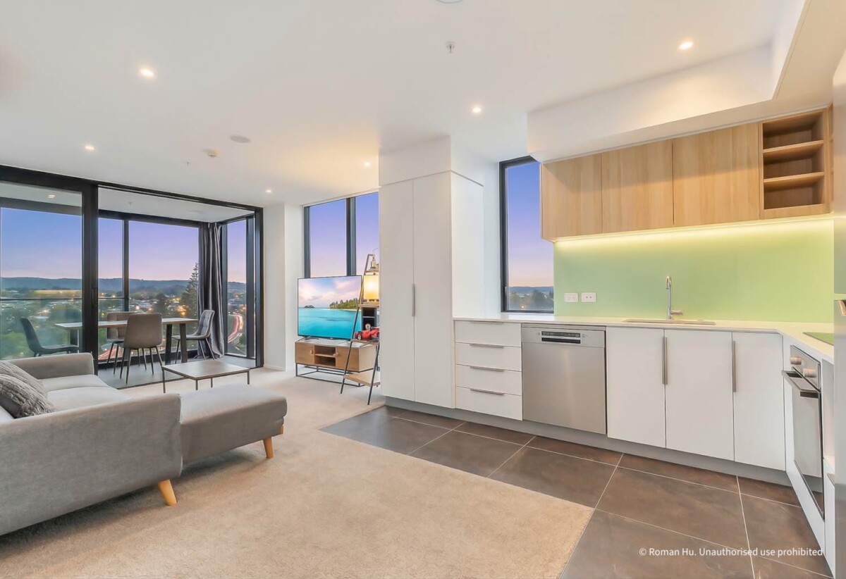 Must sell, 84m2 modern 2 beds 2 baths 1 car park apartment, Close to Henderson train and bus transport, WestCity, Pak’nSave, West Wave, Waitakere Hospital, and a wide range of local shops, schools, motorway access, 2 beds 2 bath 1 car park apartment, 603/1 Buscomb Avenue, Henderson, Auckland