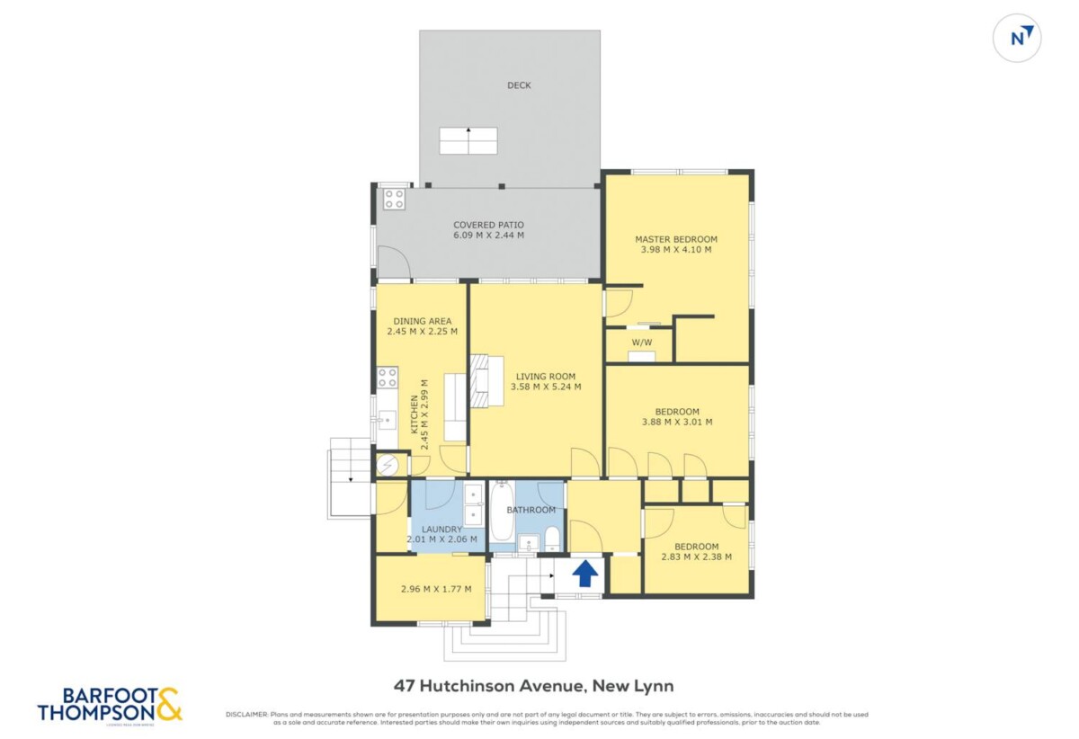 3 beds 1 bath house on 1012m2 section, with 15-minute walk to Lynn Mall, Train Station, and bus terminals. In-zone for Arahoe Primary, Blockhouse Bay Intermediate, and Green Bay High Schools, and nearby is private- Auckland International College, 47 Hutchinson Avenue, New Lynn, Auckland