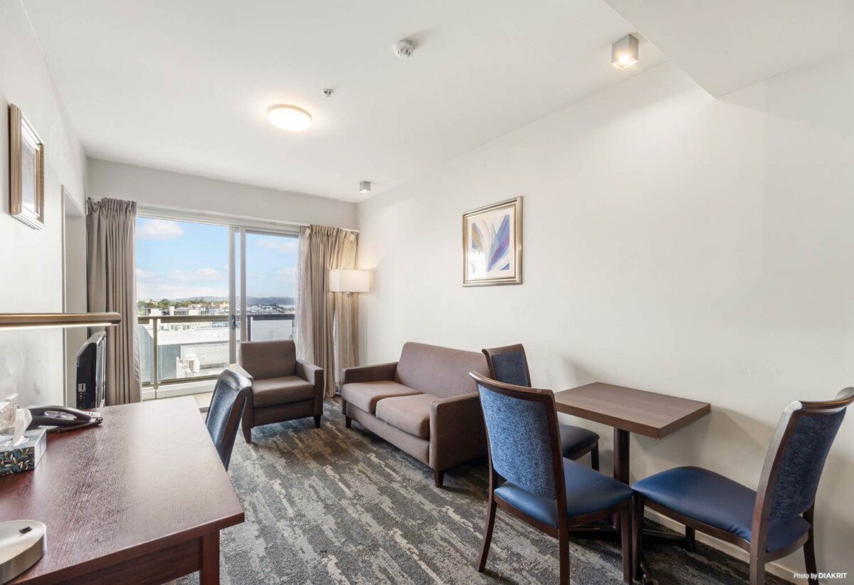Auckland Girls’ Grammar School zone, 46m2 Freehold 2 beds 1 bath apartment, Full furniture package is included, 602/188 Hobson Street, City Centre, Auckland
