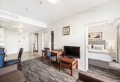 Auckland Girls’ Grammar School zone, 46m2 Freehold 2 beds 1 bath apartment, Full furniture package is included, 602/188 Hobson Street, City Centre, Auckland