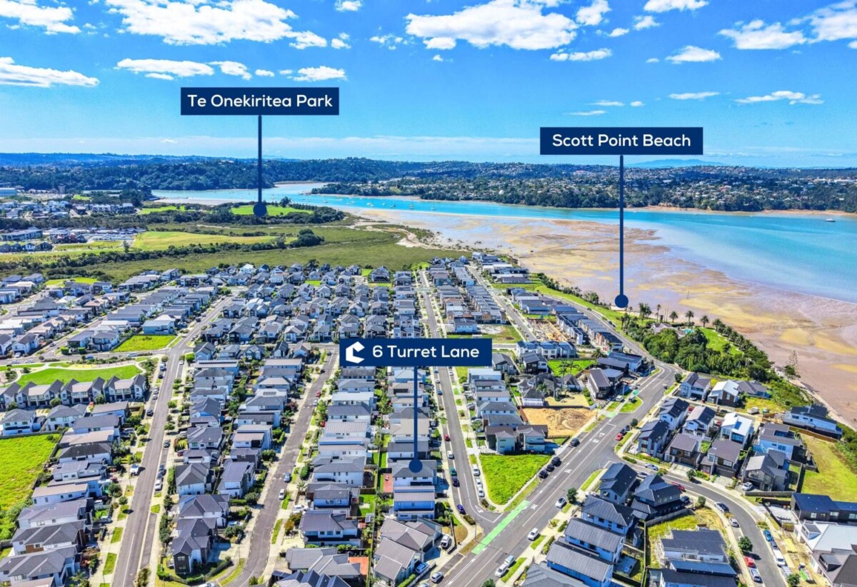 5 beds 3.5 baths house with double garage on 349m2 section, moments from scenic coastal walkways and local reserves. with quality schools, cafes, restaurants, and supermarkets nearby, 6 Turret Lane, Hobsonville, Auckland