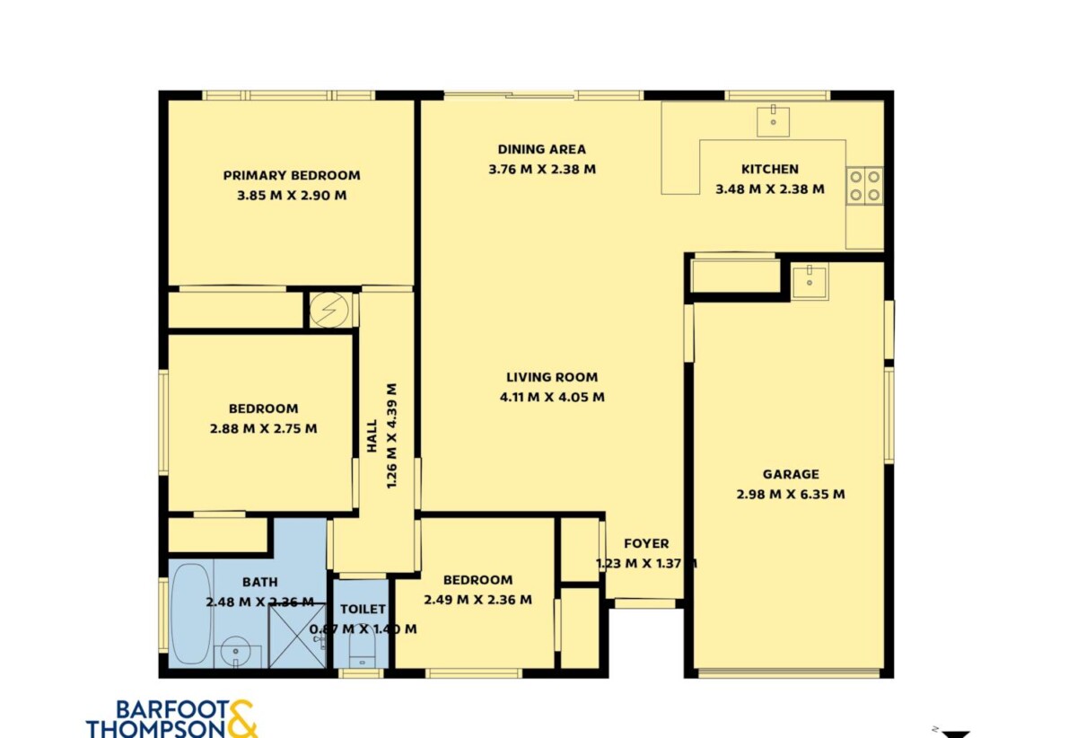 Renovated standalone 3 beds 1 bath house with garage on half of 900m2 section, close to schools, shops, supermarkets, Auckland Botanic Gardens, motorway access, 2/38 Myers Road, Manurewa East, Auckland