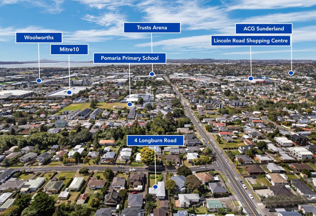 4 beds house on 885m2 section, with BC & EPA for 7 Lots, each lot with 3 beds + study 2 baths 1 garage, close to schools, shops, supermarkets, motorway access, 4 Longburn Road, Henderson, Auckland