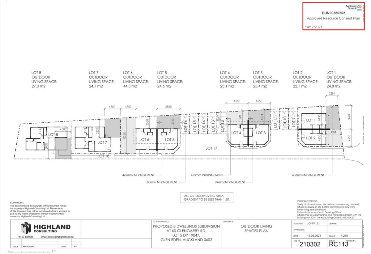 Brick and tile 3 beds house on 1148m2 section, with RC for 8 lots, Lots 1–6: Duplex townhouses, Lot 7 and Lot 8 are standalone townhouses, all are 2- beds home, BC and EPA are ready to be re-lodged, close to Glen Eden Train Station, New Lynn town centre, Zoned for Kaurilands Primary, Glen Eden Intermediate, and Green Bay High School, 60 Glengarry Road, Glen Eden, Auckland