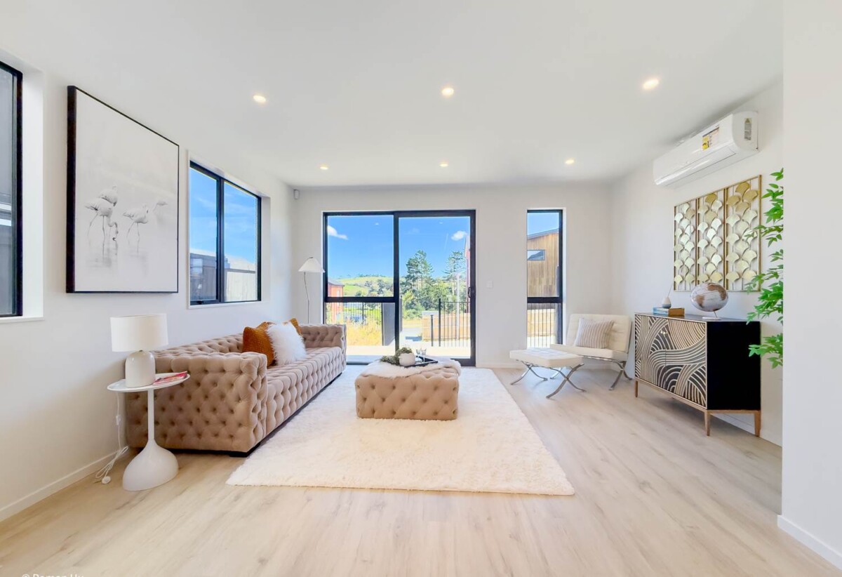 Move-in ready, Brandnew 3 beds 2.5 baths Duplex home with car park, close to schools, Westgate and Northwest shopping, dining, entertainment, motorway access, 166 Kerepi Street, Westgate, Auckland