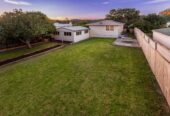 Once in 20 years, 3 beds 1 bath house with huge standalone garage on 673m2 section, close to seaside park, beach, 0.7 km to Beach Haven School, 0.9 km to Birkdale North School, 1.2 km to Birkdale Intermediate School, 26 Melba Street, Beach Haven, Auckland