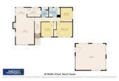 Once in 20 years, 3 beds 1 bath house with huge standalone garage on 673m2 section, close to seaside park, beach, 0.7 km to Beach Haven School, 0.9 km to Birkdale North School, 1.2 km to Birkdale Intermediate School, 26 Melba Street, Beach Haven, Auckland
