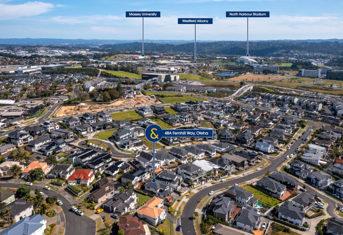 Rangitoto College zone, 6 beds 5.5 baths house with double garage on 507m2 section, including 4 ensuites and a 2-beds granny, close to the motorway, Albany, Browns Bay, and Park’n Ride, schools, 48A Fernhill Way, Albany, Auckland