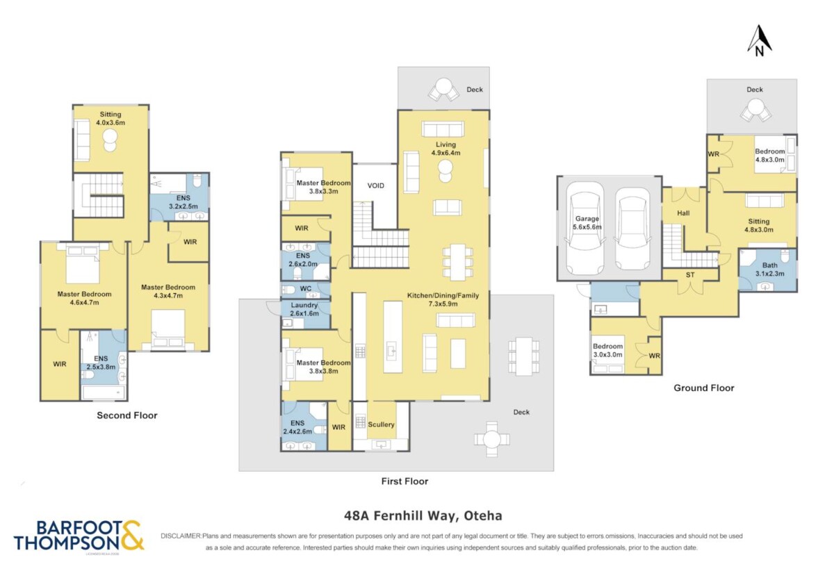 Rangitoto College zone, 6 beds 5.5 baths house with double garage on 507m2 section, including 4 ensuites and a 2-beds granny, close to the motorway, Albany, Browns Bay, and Park’n Ride, schools, 48A Fernhill Way, Albany, Auckland