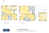 411m2 5 beds + office space 4 baths house with garage on 809m2 section, with RC to subdivide and concept plans available, for a new standalone house on the front section. just moments from St Heliers village and the waterfront, 0.6 km to Churchill Park School, 41 Bay Road, St Heliers, Auckland