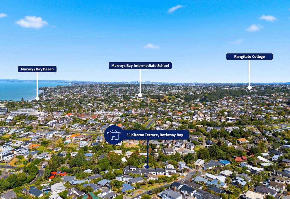 Motivated vendor, Rangitoto College zone, Standalone Brandnew 4 beds 2.5 baths home with garage, with Rothesay Bay Beach just a short stroll away and Browns Bay village nearby, 0.2 km to Browns Bay School, Lot 2/30 Kiteroa Terrace, Rothesay Bay, Auckland