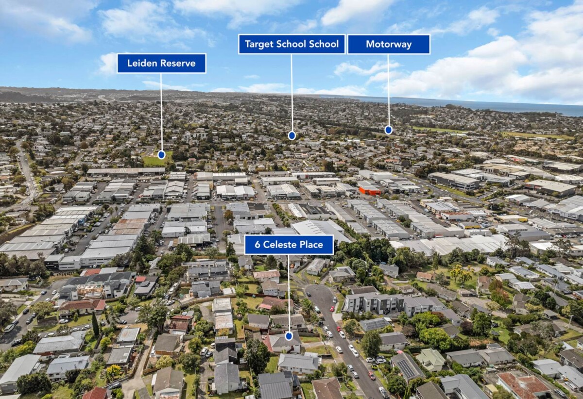 Double Westlake school zone, Renovated 3 beds 1 bath house with garage on 665m2 section, Close to Link Drive retail hub and Wairau Park, Glenfield Mall and local amenities, schools, motorway access, 1.2 km to Glenfield Intermediate School, 6 Celeste Place, Totara Vale, Auckland