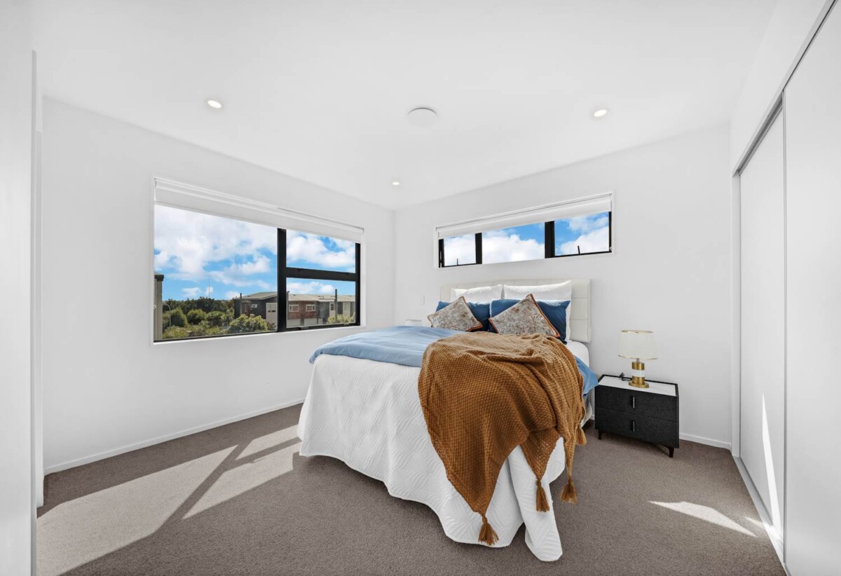 Fletcher Build. 3 beds 2.5 baths home with carpark, Just a short walk to Ormiston Town Centre, and zoned for sought-after schools including Ormiston Junior College and Ormiston Senior College, 0.7 km to Ormiston Senior College, 16 Paterae Lane, Flat Bush, Auckland