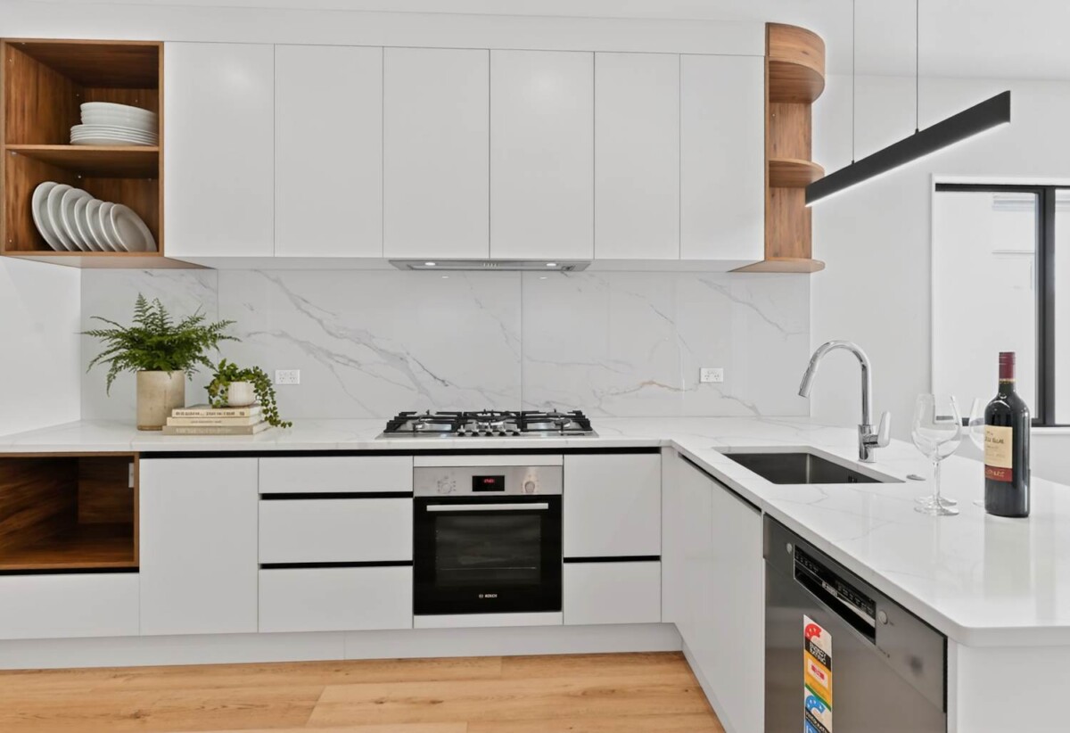 Move-in ready, 2 Kitchens & 2 Ensuites, 163m2 Brandnew 4 beds 3 baths house with double garage on 327m2 section, close to Papakura town centre, schools, 34 Furlough Road, Papakura, Auckland