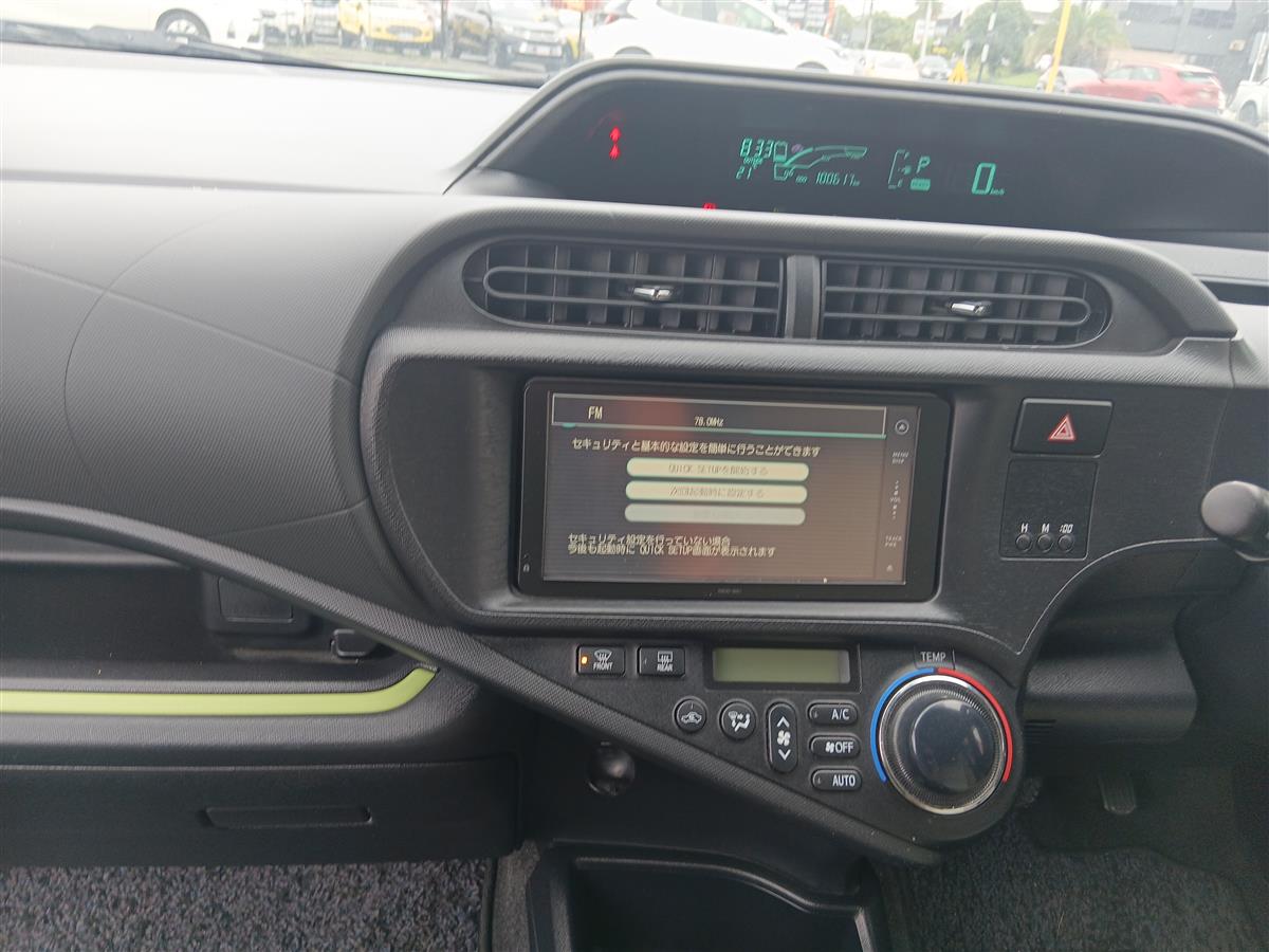 2012 Toyota Aqua Hatchback Automatic, 5 seats, Blue, Petrol, 1,496 cc, 100,334 km