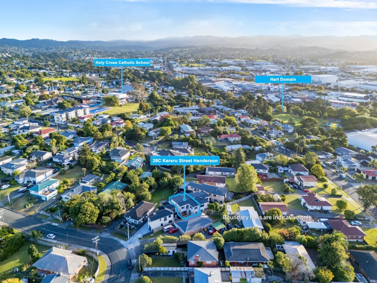 Brandnew brick 4 beds + study space 3.5 baths home with garage, 2 ensuites, 1 ensuite ground floor, asy walking access to local schools, public transport, WestCity Mall, The Boundary, West Wave Pool and Leisure Centre, and a range of shops, cafes and amenities, 28C Kereru Street, Henderson, Auckland