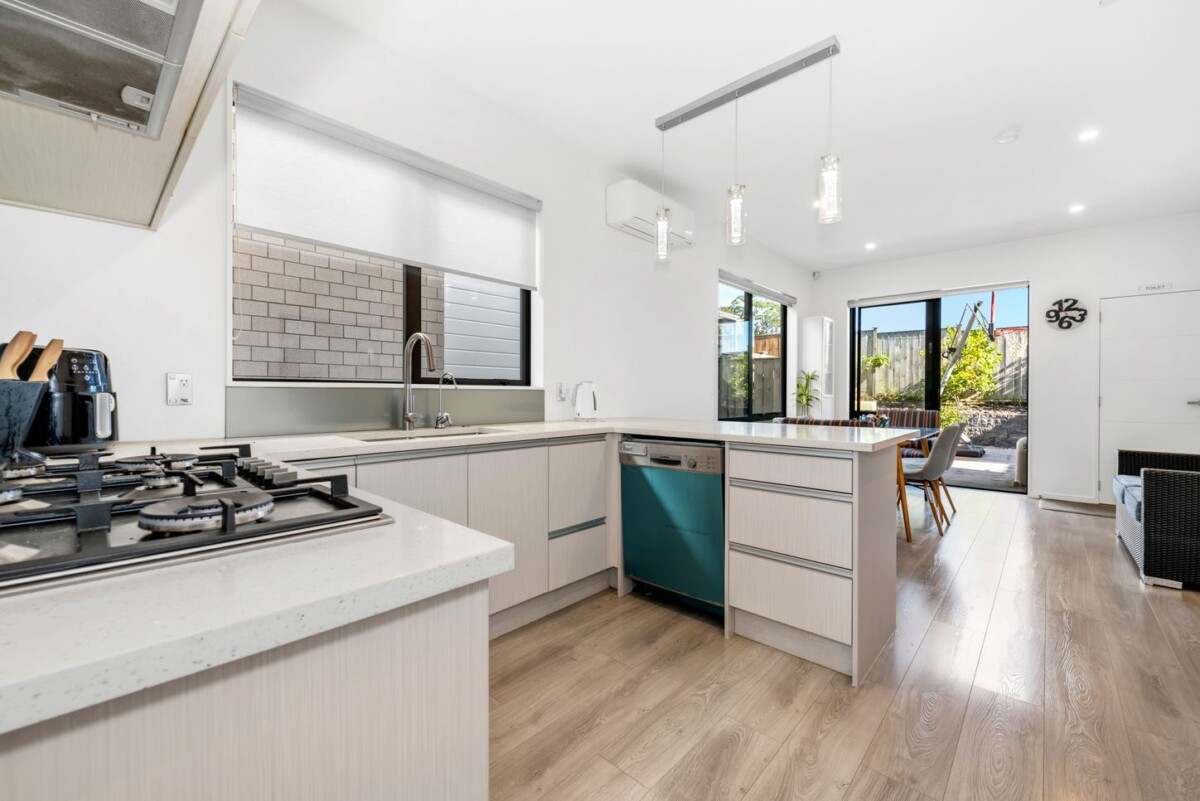 Positioned directly opposite the reserve, 196m2 standalone 4 beds 2.5 baths house with double garage on 259m2 section, close to schools, Ormiston town centre, 9 Eros Road, Flat Bush, Auckland