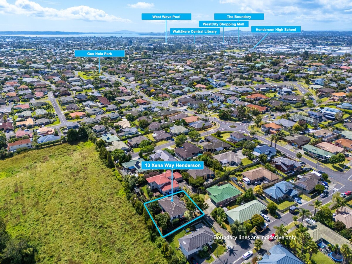 Brick 3 beds 2 baths house with double garage and Vineyard Views on 450m2 section, Zoned for Western Heights School, close to Lake Panorama and the nearby playground, shops, schools, 13 Xena Way, Henderson, , Auckland