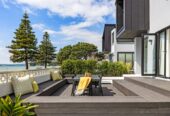 Macleans College zone, 299m2 Standalone 4 beds + study 3 baths home with double garage on 395m2 section, with panoramic sea views and direct beach access, close to schools, golf club, shops, zoned for Bucklands Beach Primary School, Bucklands Beach Intermediate, and Macleans College, 18A The Esplanade, Eastern Beach, Auckland