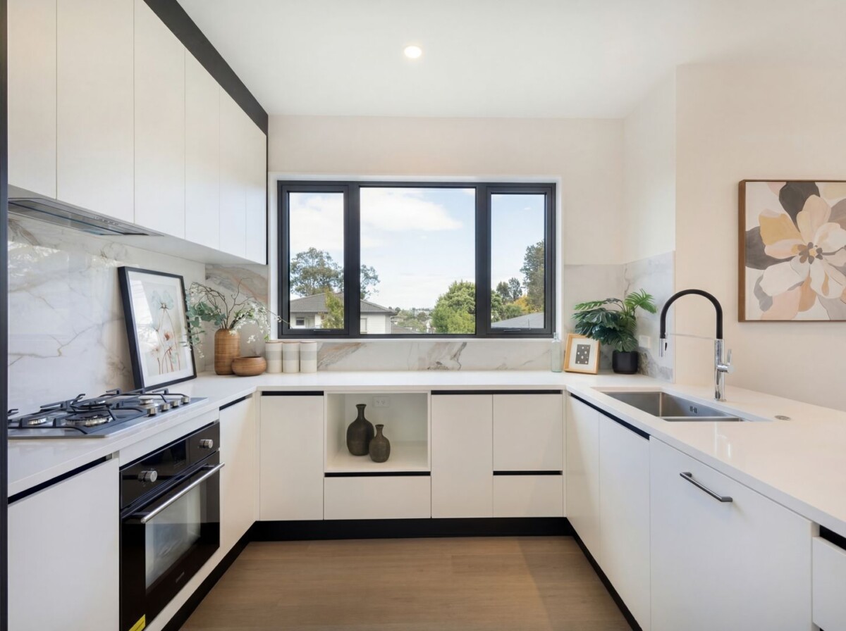 Double Westlake school zone, 147m2 Standalone Brandnew 4 beds 2.5 baths home with garage, enhanced by 2.7m high ceilings, Lot 1/17 Trinidad Road, Sunnynook, Auckland