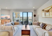 140m2 3 beds 2 baths waterfront apartment with marina views and 2 carports, Walk to cafés, bars, and 4 Square Metro Mart, Top-tier education nearby, Wentworth Primary School & College, Shakespeare Regional Park and beautiful local beaches are just minutes away, 57 Waterside Crescent, Gulf Harbour, Auckland