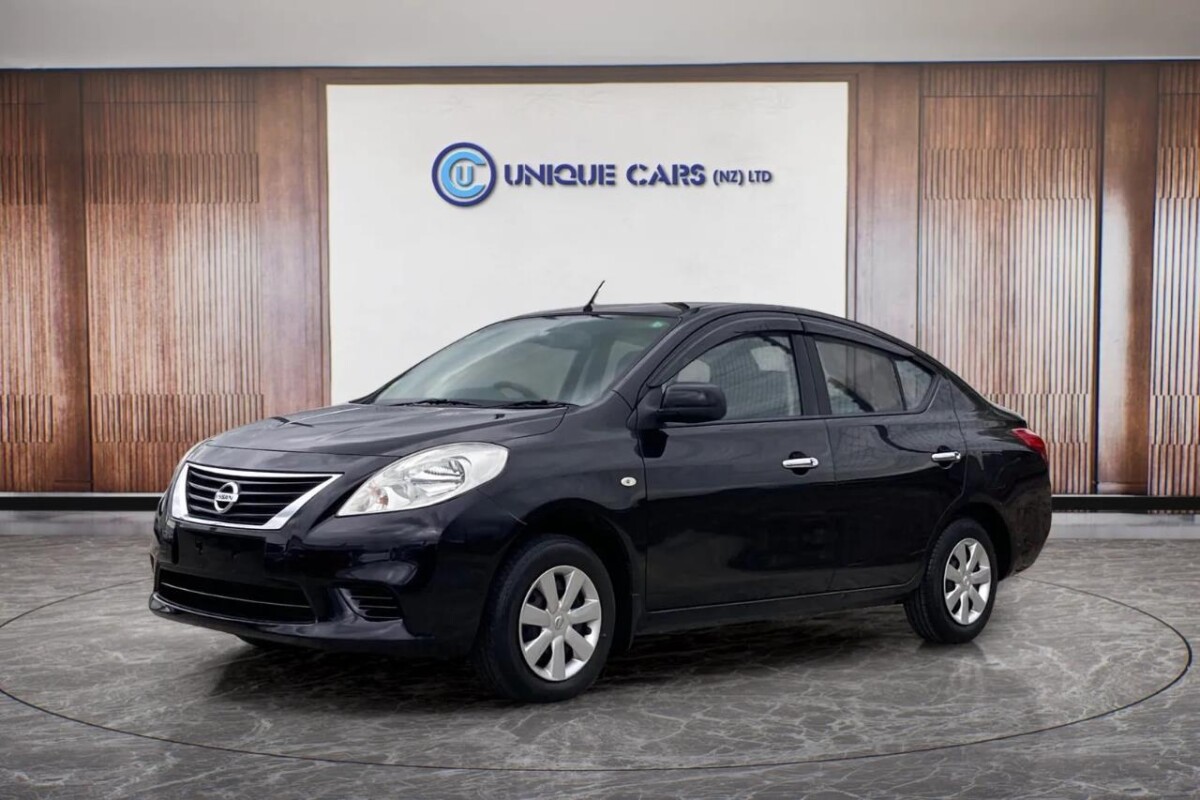 2012 Nissan Latio 1.2G Auto Stop, Sedan, Black, Automatic,1200cc, Petrol, 99,106km