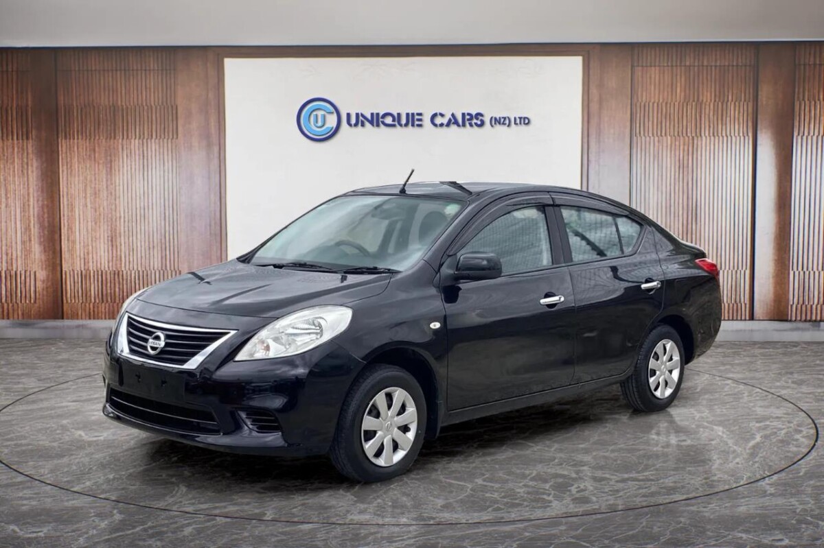 2012 Nissan Latio 1.2G Auto Stop, Sedan, Black, Automatic,1200cc, Petrol, 99,106km