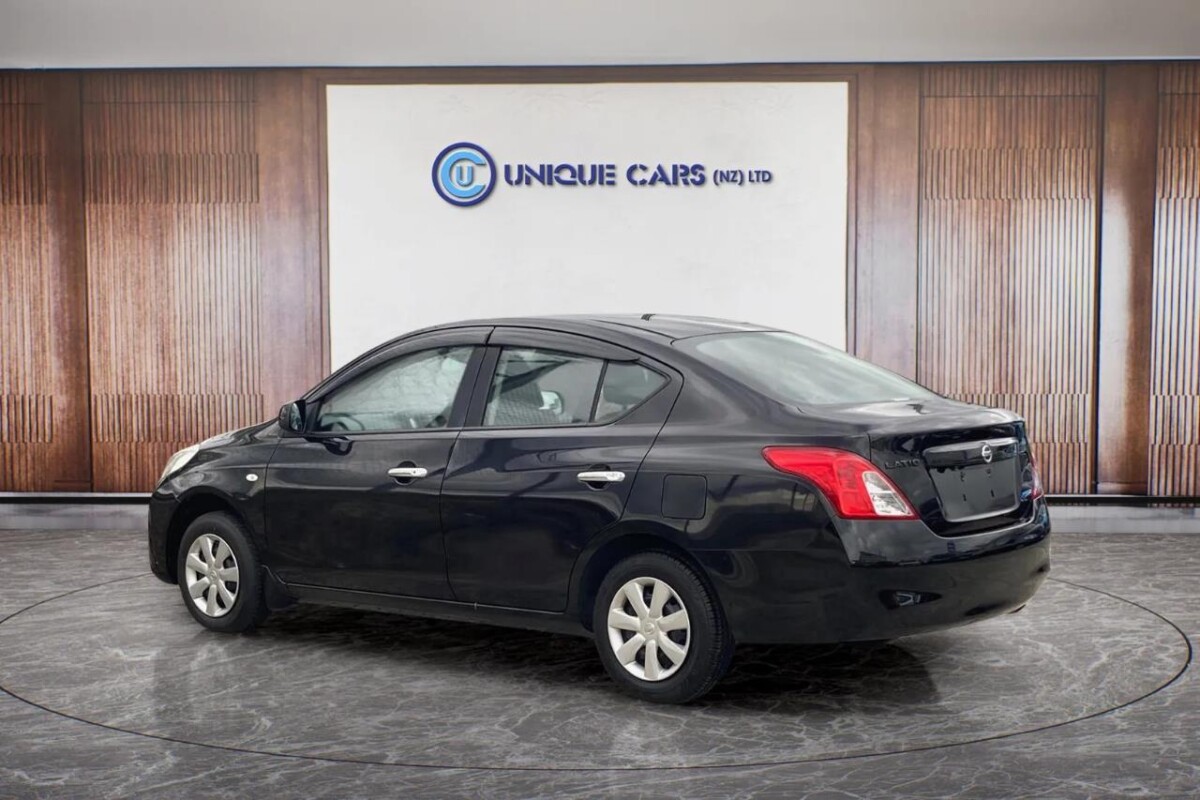 2012 Nissan Latio 1.2G Auto Stop, Sedan, Black, Automatic,1200cc, Petrol, 99,106km