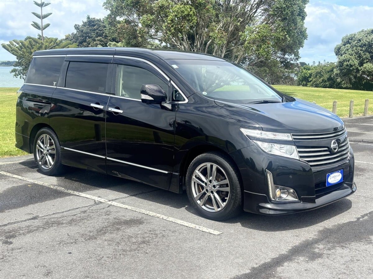 2013 Nissan Elgrand 2.5 Highway Star, Black, Automatic, 7 seats, 5 Door, Van, 2500cc, Petrol, 140,883km