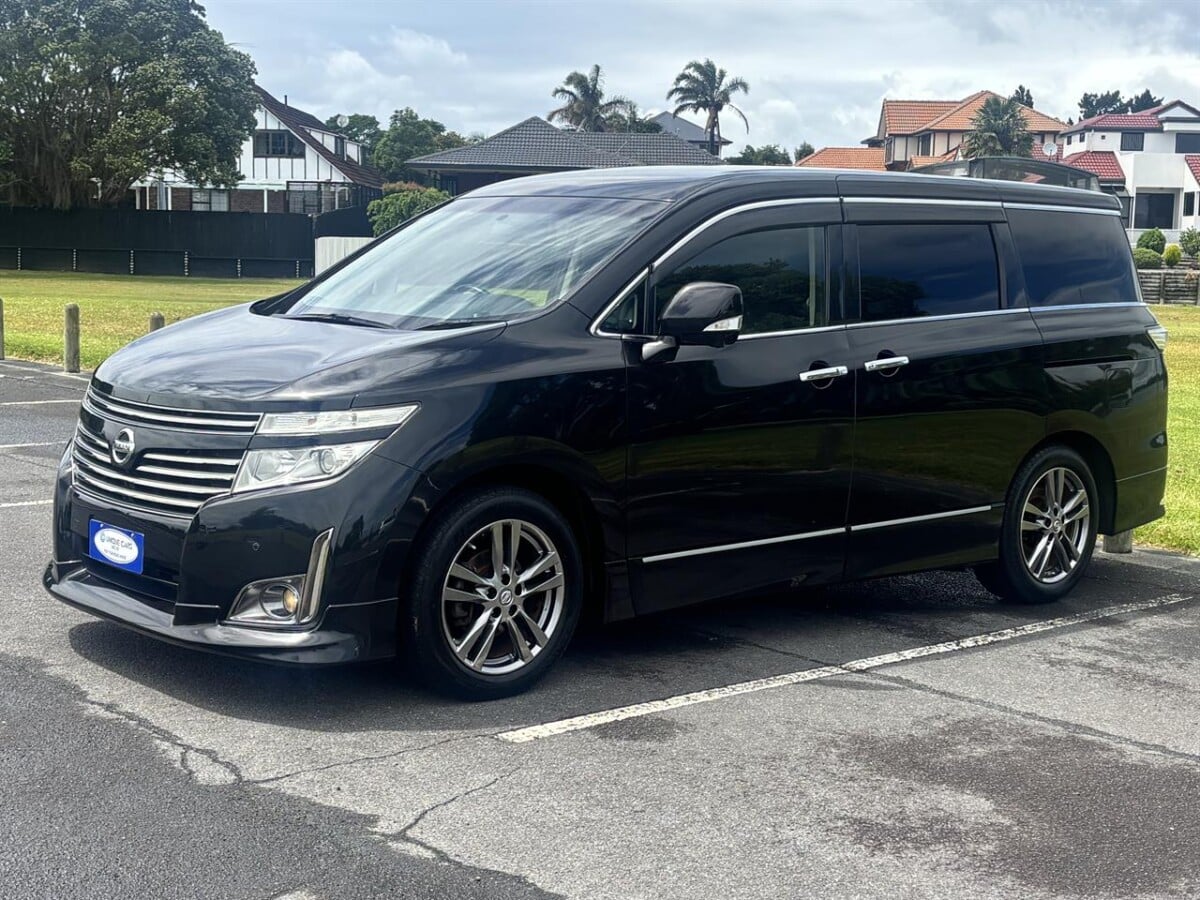 2013 Nissan Elgrand 2.5 Highway Star, Black, Automatic, 7 seats, 5 Door, Van, 2500cc, Petrol, 140,883km