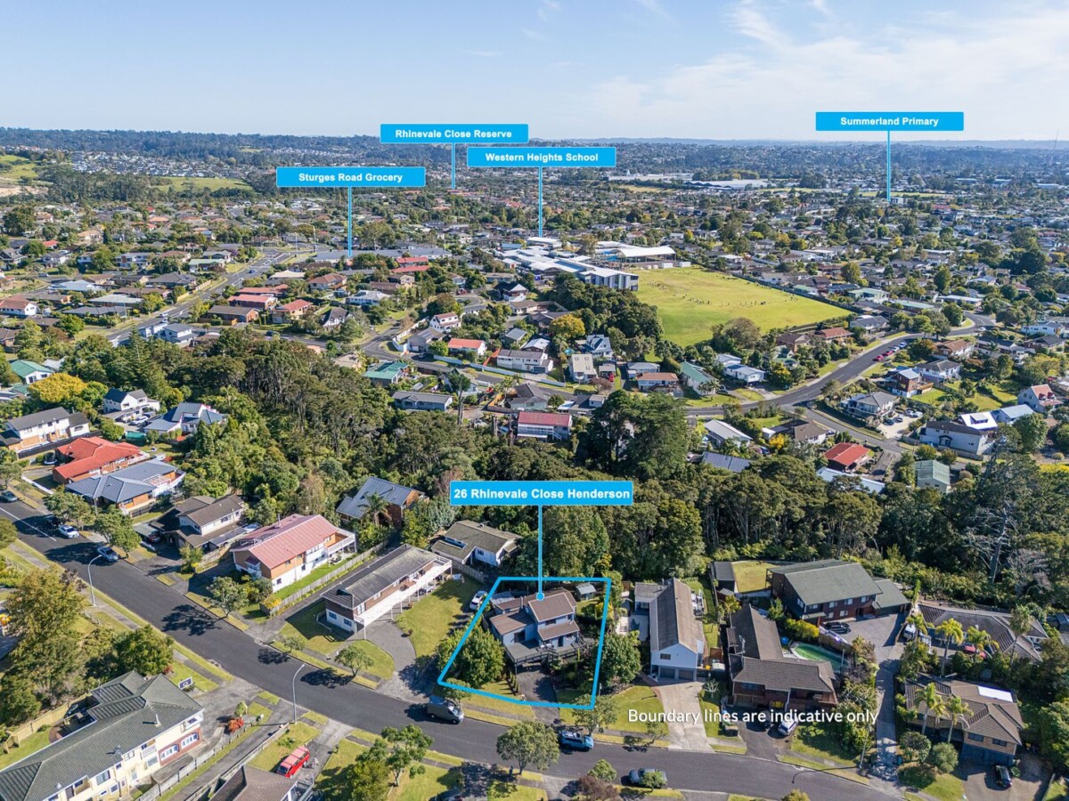 190m2 3 beds 2 baths house with double garage on 627m2 section, with expansive decking areas, easy access to local shops, supermarkets, schools, and public transport options, parks and recreational areas, 26 Rhinevale Close, Henderson, Auckland