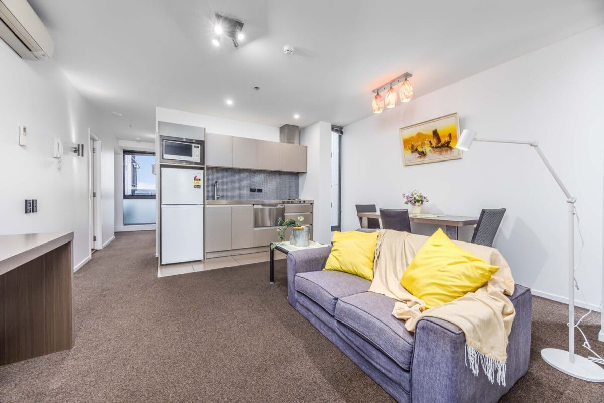 2 beds 1 bath apartment, Just a short walk to universities, cafes, restaurants, and public transport, everything you need is right at your doorstep, 1508/19 Anzac Avenue, Auckland Central, Auckland