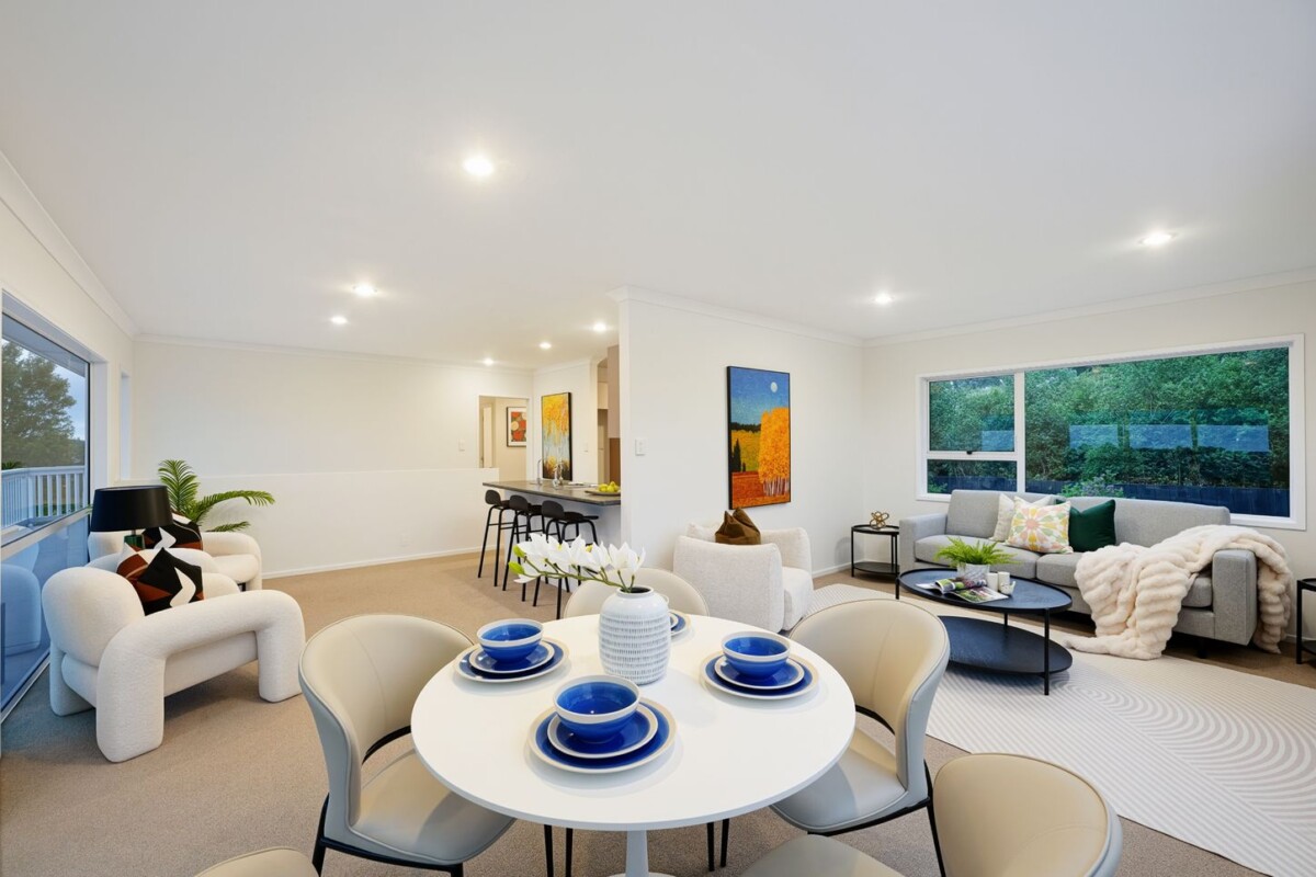 Once in 11 years, 222m2 4 beds 2 baths house with double garage on 1047m2 section, a ground floor versatile multi-function room that can easily serve as a fifth bedroom, just a short drive to Lincoln Road shops, motorway access, 281 Sturges Road, Henderson, Auckland