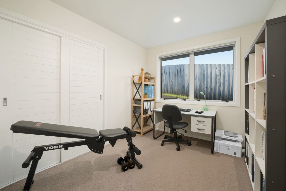 166m2 Brick and tile 3 beds + large office room 2 baths house with double garage on 475m2 section, close to amenities at Lincoln Road, Westgate and NorthWest shopping centres and motorway access, 79 Tiriwa Drive, Massey, Auckland