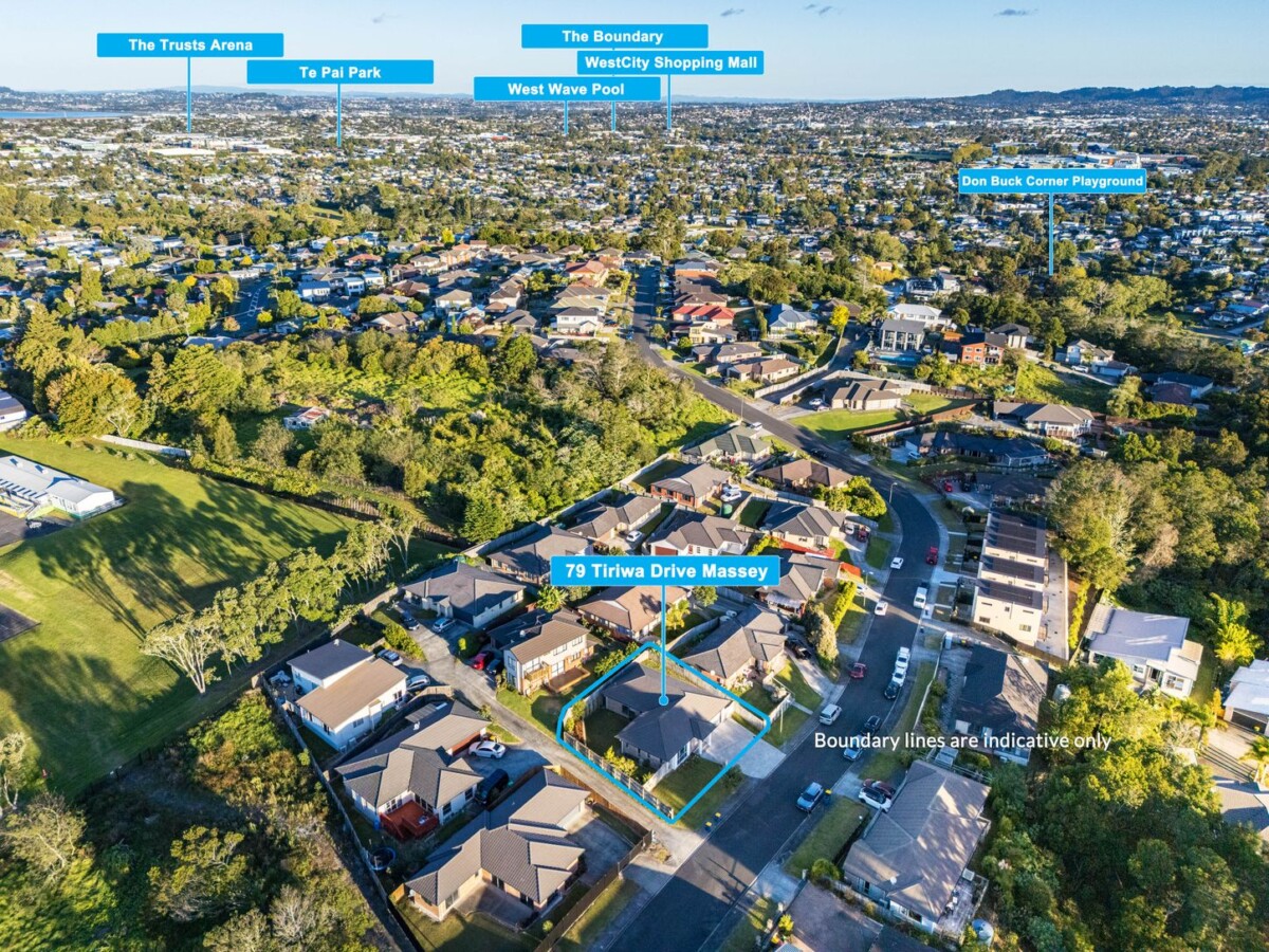 166m2 Brick and tile 3 beds + large office room 2 baths house with double garage on 475m2 section, close to amenities at Lincoln Road, Westgate and NorthWest shopping centres and motorway access, 79 Tiriwa Drive, Massey, Auckland