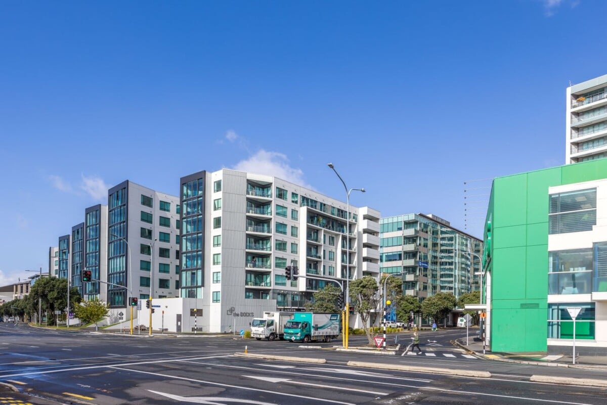 61m2 2 beds 2 baths 1 car park apartment, opposite Woolworths and just a short walk to Spark Arena, cafes, restaurants, and shops, 423/8 Dockside Lane, Auckland Central, Auckland