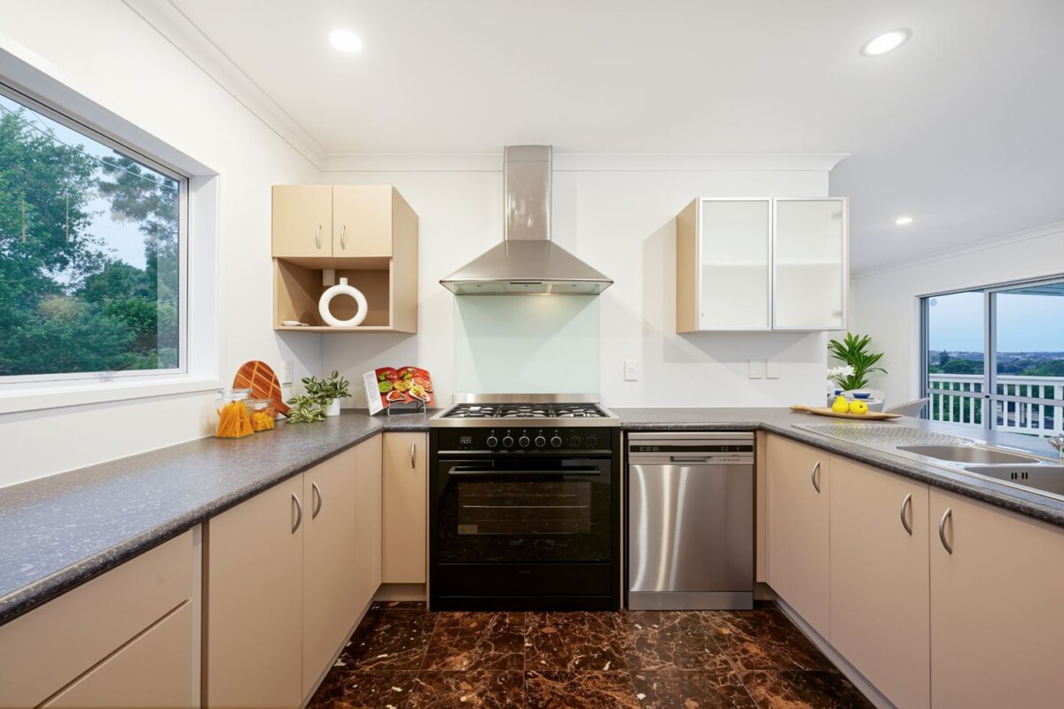 Once in 11 years, 222m2 4 beds 2 baths house with double garage on 1047m2 section, a ground floor versatile multi-function room that can easily serve as a fifth bedroom, just a short drive to Lincoln Road shops, motorway access, 281 Sturges Road, Henderson, Auckland