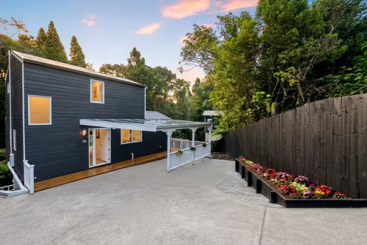 Nature’s Edge,, Fully renovated 3 beds 1 bath home with deck and carport, Set within Bayview, a hidden gem on Auckland’s North Shore, this home offers a lifestyle defined by natural beauty and a welcoming community, 2/26 Anne McLean Drive, Bayview, Auckland