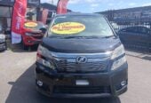 2012 Toyota Vellfire Station Wagon Automatic, 8 seats, Black, Petrol, 2,362 cc, 168,443 km